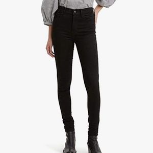 Levi’s 720 High Waist Black Jeans